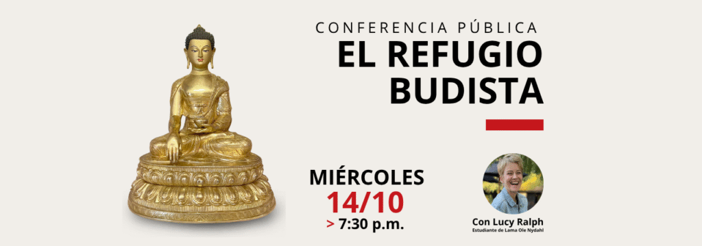 Conferencia Pública: “El Refugio Budista” 1 conferencia Octubre 2026 web